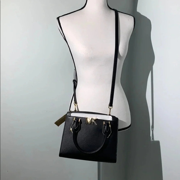 Michael Kors Mott M Satchel Messenger Bag Black - Picture 8 of 10